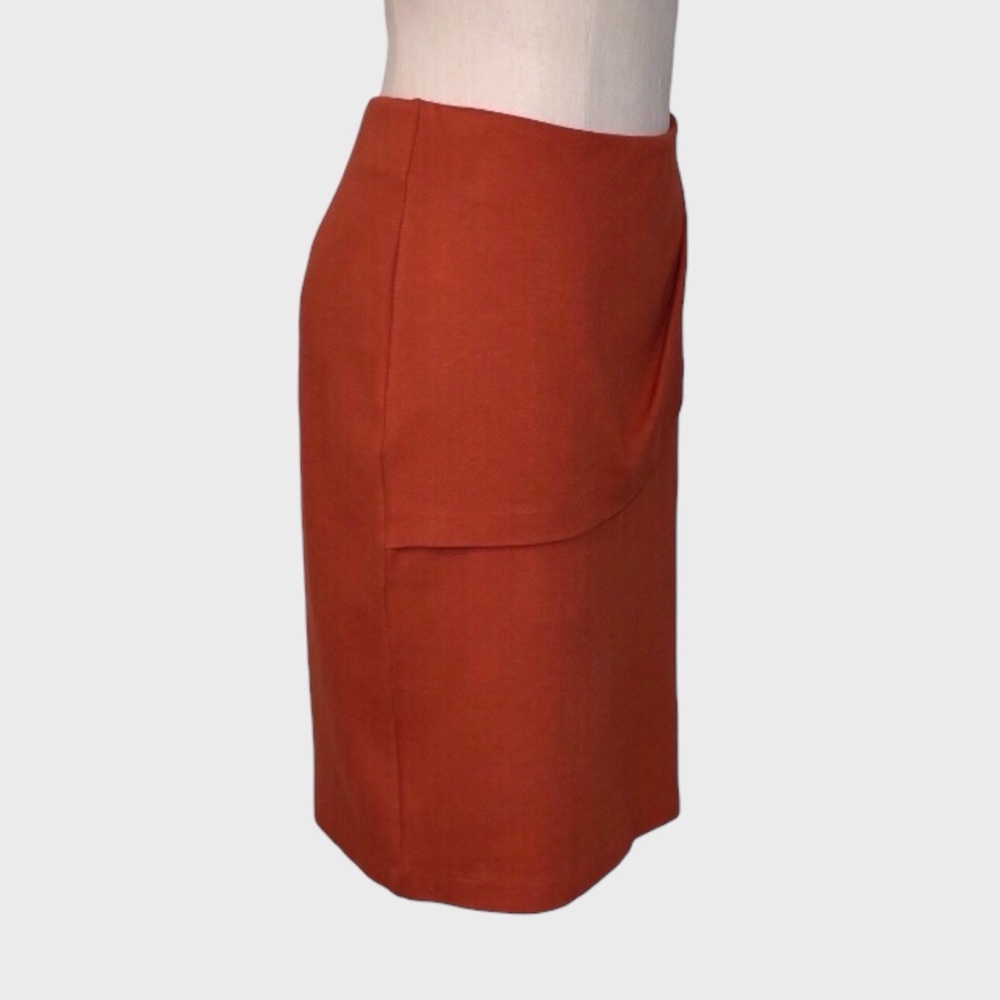 CAbi 3099 Ponte Knit Overlay Pencil Skirt - Picture 2 of 6